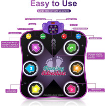 Flooyes Dance Mat Toy for Kids 3-12 | Bluetooth, Lights & 5 Games