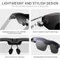AR Smart Glasses, 86” Virtual Screen, Ultra-Light 25.8g, 1600nits HD Display, Voice Control, iOS/Android/PC