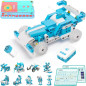 WhalesBot D1 Kit Robot STEM 21-en-1 pour Enfants 4+, 280+ pièces, Programmable via APP, Cadeau Idéal