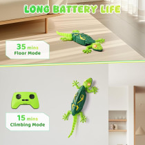 RC Wall Crawler Gecko Toy – Rechargeable, Quiet, Remote Up to 65ft