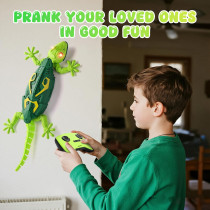 RC Wall Crawler Gecko Toy – Rechargeable, Quiet, Remote Up to 65ft