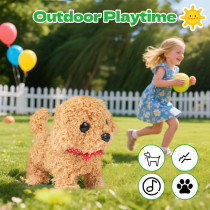 2025 AI Robot Dog Puppy – Realistic Interactive Pet That Barks & Wags Tail