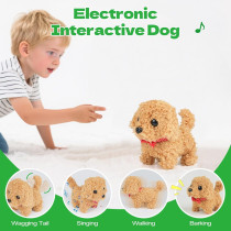 2025 AI Robot Dog Puppy – Realistic Interactive Pet That Barks & Wags Tail