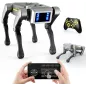 EVADA Robot Chien Intelligent Télécommande APP 20+ Actions Commandes Vocales USB Rechargeable Cadeau