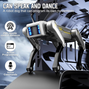 EVADA Smart Robot Dog with APP Remote, 20+ Actions & Voice Control