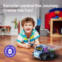 Kit Robot Sillbird 5-en-1 avec Télécommande - Cadeau STEM 8-12 ans