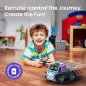 Sillbird Kit Robot 5 en 1 avec Télécommande, 433 Pièces STEM, Jouet Créatif Codage pour Enfants 8-12 ans