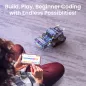 Sillbird Kit Robot 5 en 1 avec Télécommande, 433 Pièces STEM, Jouet Créatif Codage pour Enfants 8-12 ans