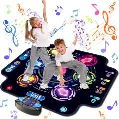Tapis de Danse KIZJORYA Enfants Bluetooth 9 Niveaux LED