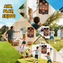 Axe Throwing Target Game Set with Electronic Scoring for Kids 3-10+