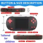 Console de jeux portable enfant, 300 jeux intégrés dont 137 classiques 16-bit, écran 3 pouces