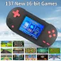 Console de jeux portable enfant, 300 jeux intégrés dont 137 classiques 16-bit, écran 3 pouces