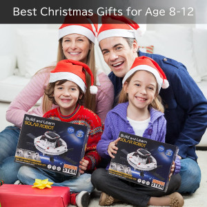 Kit Robot Solaire 6-en-1 pour Enfants 8-12 ans - Cadeau STEM