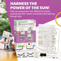 Green Science 3-in-1 Solar Robot Kit - STEM Educational Toy for Kids