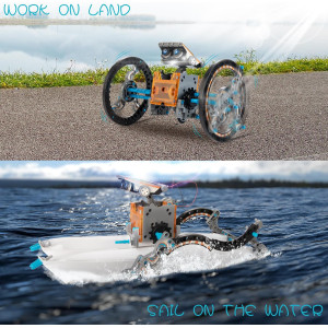Kit Robot Solaire 14-en-1 STEM pour Enfants 8-12 ans