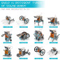 14-in-1 Solar Robot Kit for Kids Ages 8-12 – DIY STEM Science Toy & Educational Solar Power Building Set