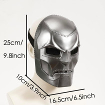 Dr Doom Cosplay Mask - Scary Halloween Demon & Terrifying Zombie Face