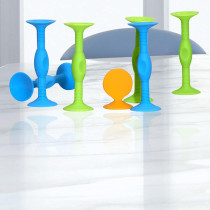 Sucker Darts Game Set - Safe Silicone Suction Toys for Kids & Family