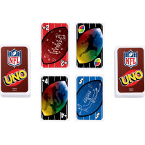 Mattel UNO NFL Card Game in Storage Tin – Kids, Adults, Parties & Travel