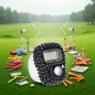 Compteur électronique digital portable avec affichage, réinitialisable, pour golf et comptage laps