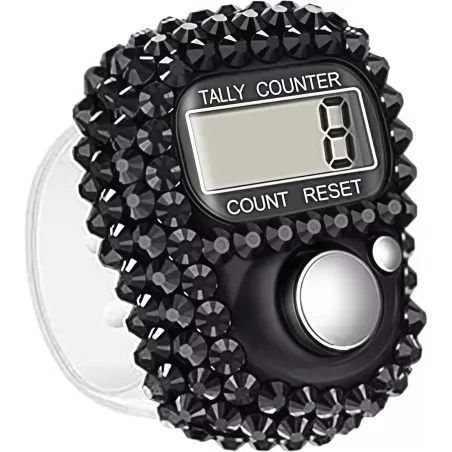 Compteur électronique digital portable avec affichage, réinitialisable, pour golf et comptage laps