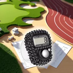 Compteur Digital Portable Réinitialisable pour Golf & Sport
