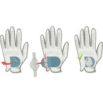 Original Stroke Counter with Universal Fastener for Golf Gloves