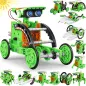 Bottleboom STEM Robot Solaire 13-en-1 Jouet Éducatif 8-12 Ans Kit Science Expérimentation Vert