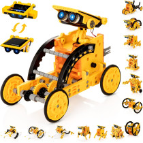 14-in-1 Solar Robot Kit for Kids 8-12 | Educational STEM Toy Gift