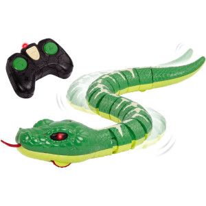 Terra by Battat RC Emerald Tree Boa Snake Robot with LED Eyes & Remote