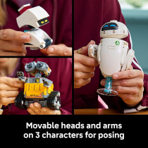 LEGO Disney Pixar Wall-E & EVE Set for Adults 18+ – Perfect Gift & Decor