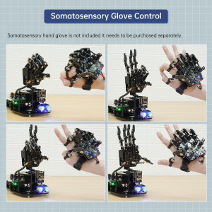 DIY Arduino AI Bionic Robot Hand Kit | 5-Finger Mechanical Arm Set