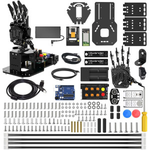 DIY Arduino AI Bionic Robot Hand Kit | 5-Finger Mechanical Arm Set