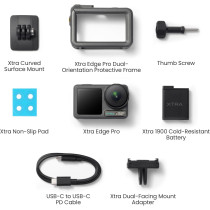 Xtra Pro 4K Action Camera – 65ft Waterproof, Night View & Stabilization
