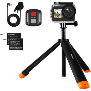 SVBONY SVGo 2 4K30FPS Action Camera with Dual Screens, Waterproof & 5X Zoom