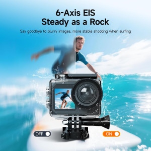 SVBONY SVGo 2 4K30FPS Action Camera with Dual Screens, Waterproof & 5X Zoom