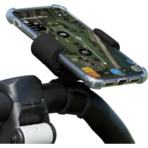 Golf Push Cart Phone Holder - Silicone Mount for Clicgear & More