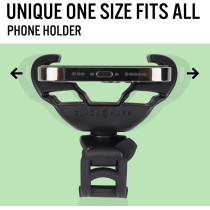 Golf Push Cart Phone Holder - Silicone Mount for Clicgear & More
