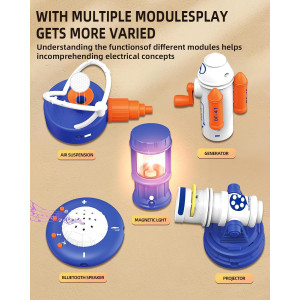 STEM Science Kit for Kids | 66-Pc Electronics DIY with 1200+ Projects