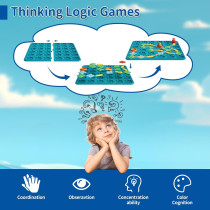STEM Kids Board Games & Logic Puzzles | 200+ Challenges, Ages 3-10