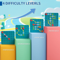 STEM Kids Board Games & Logic Puzzles | 200+ Challenges, Ages 3-10