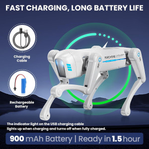 Smart Robot Dog for Kids – Interactive STEM Pet with Voice & Remote Control