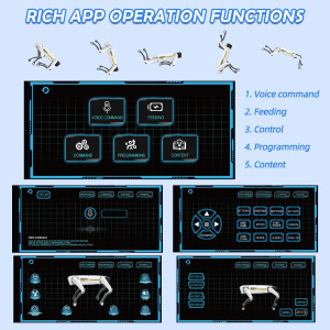 Mostop Smart Robot Dog Toy for Kids 5-7 | Interactive AI Puppy Gift