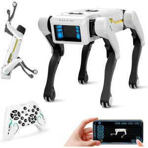 Mostop Chien Robot Intelligent - Jouet STEM Interactif 5-7 ans