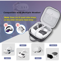 Krypthos Hard Case for Meta Quest 3S/3/2 & Vision Pro – Travel & Storage