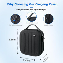 Krypthos Hard Case for Meta Quest 3S/3/2 & Vision Pro – Travel & Storage