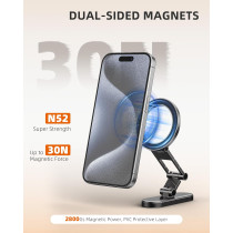 4-in-1 Magnetic Golf Cart Phone Holder Mount for iPhone & EZGO Carts