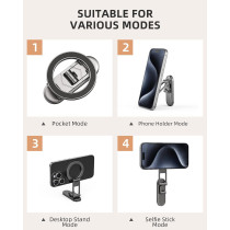 4-in-1 Magnetic Golf Cart Phone Holder Mount for iPhone & EZGO Carts