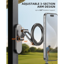 4-in-1 Magnetic Golf Cart Phone Holder Mount for iPhone & EZGO Carts