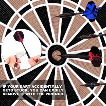Professional Soft Tip Darts Set 12Pcs with Extras & Storage Case